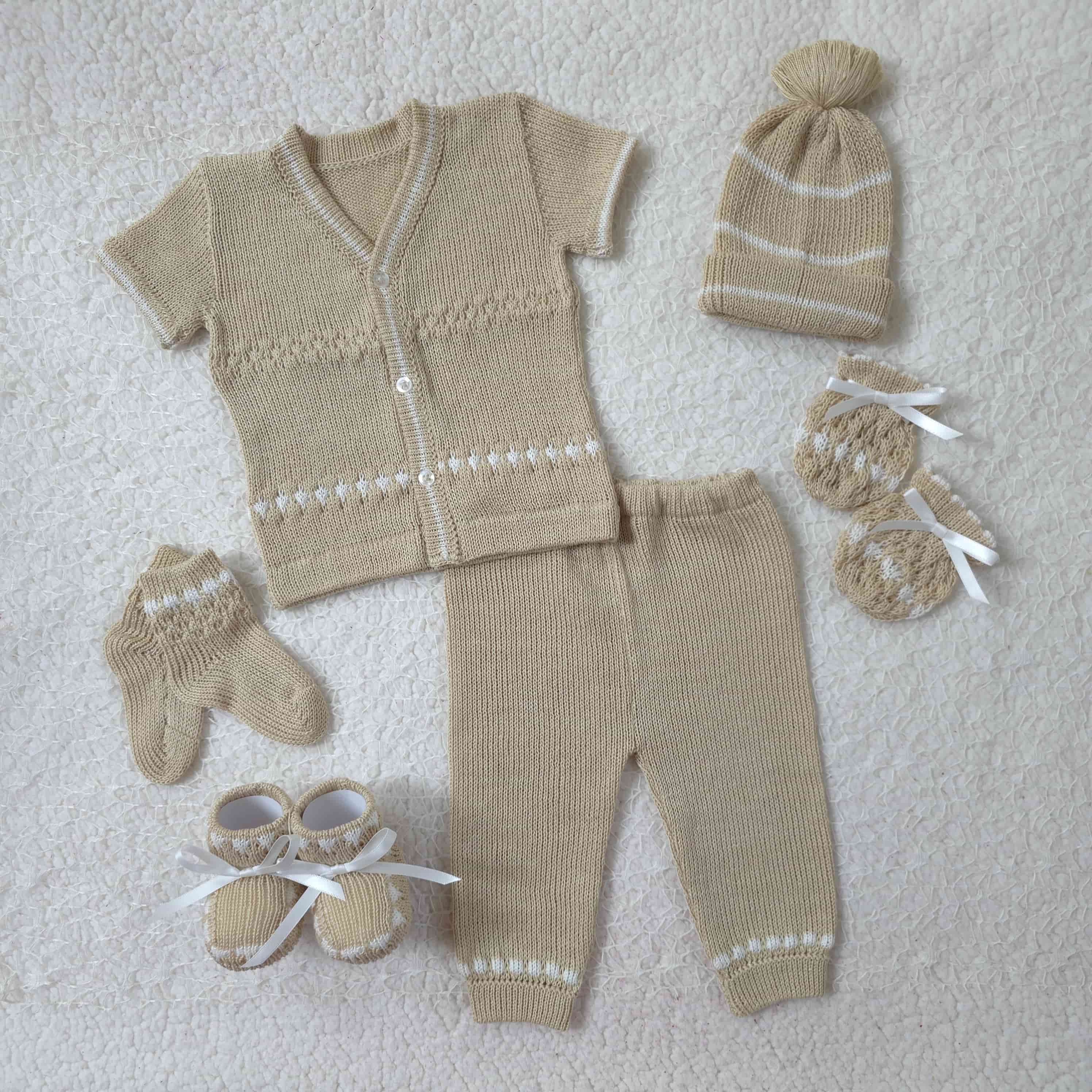Camisa Beige/Blanco