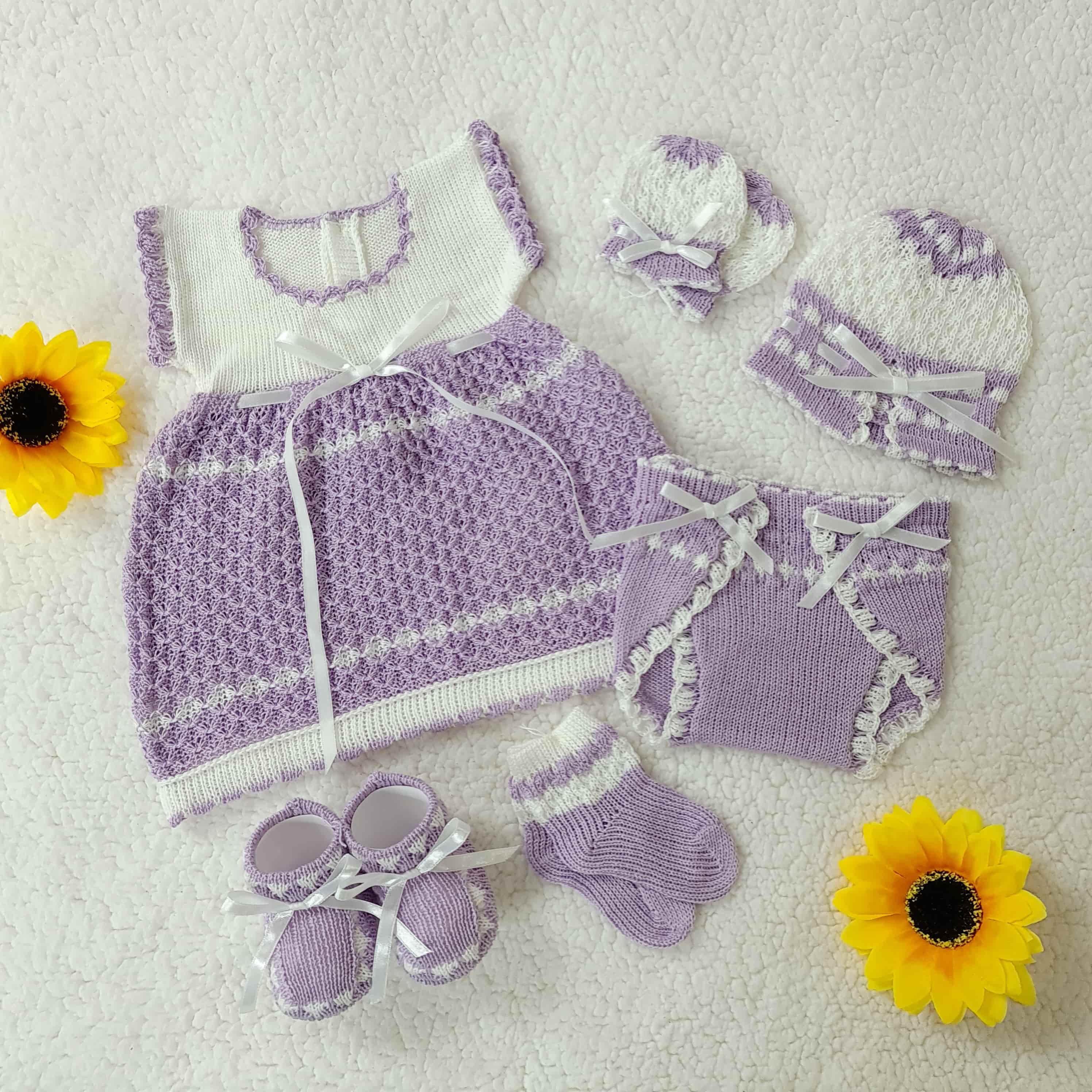 Traje Lila/Blanco