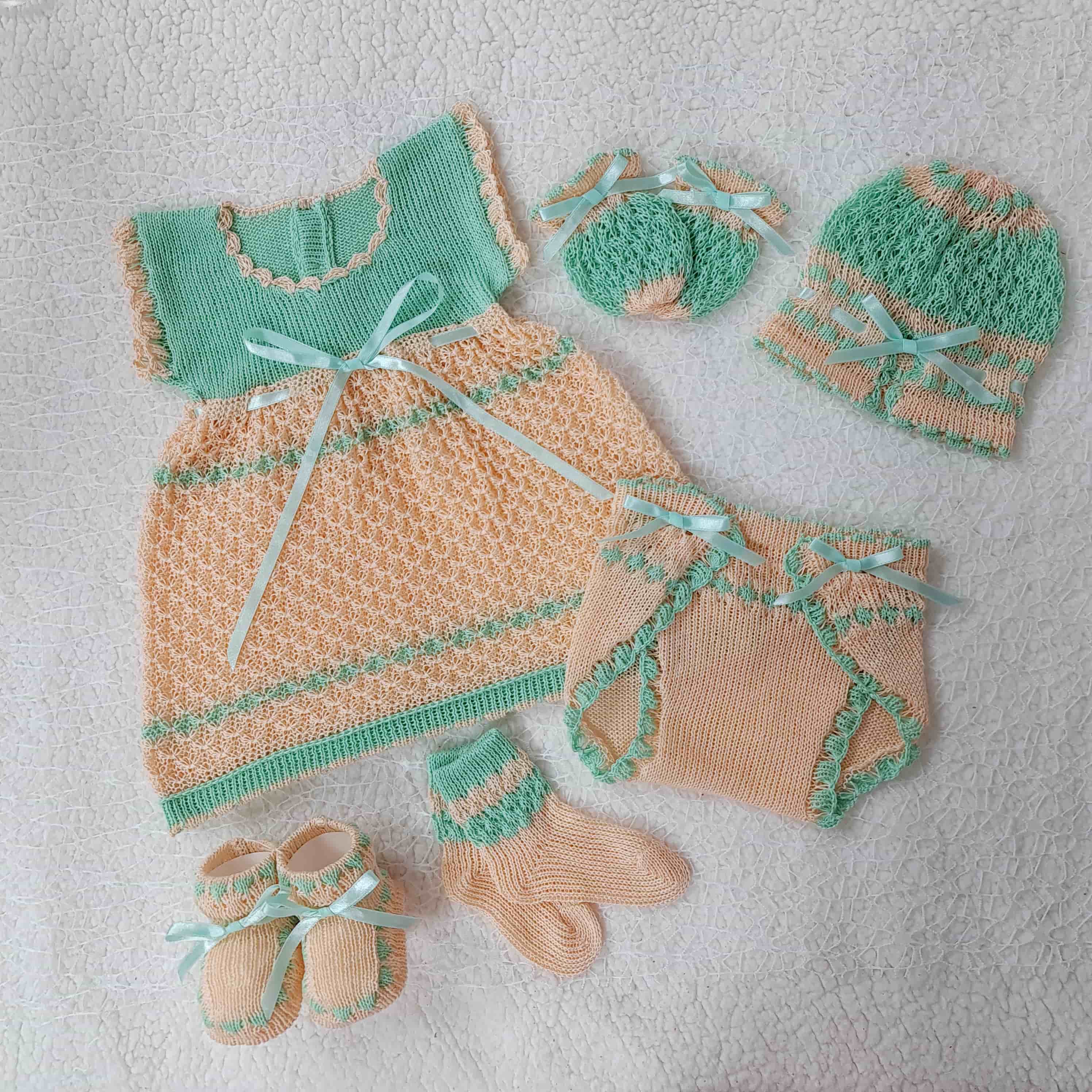 Traje Peach/Verde