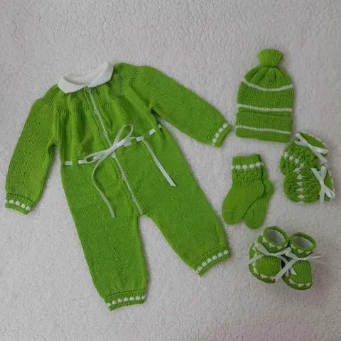 Mameluco Verde Blanco