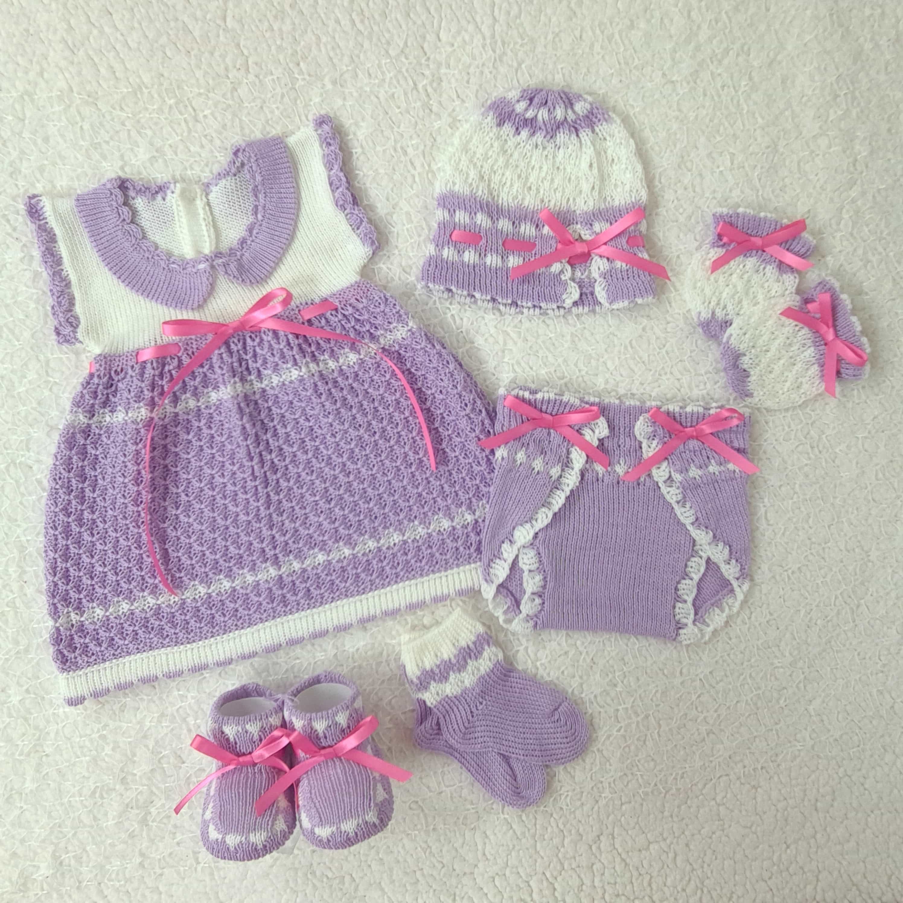 Traje Lila/Blanco/Rosado