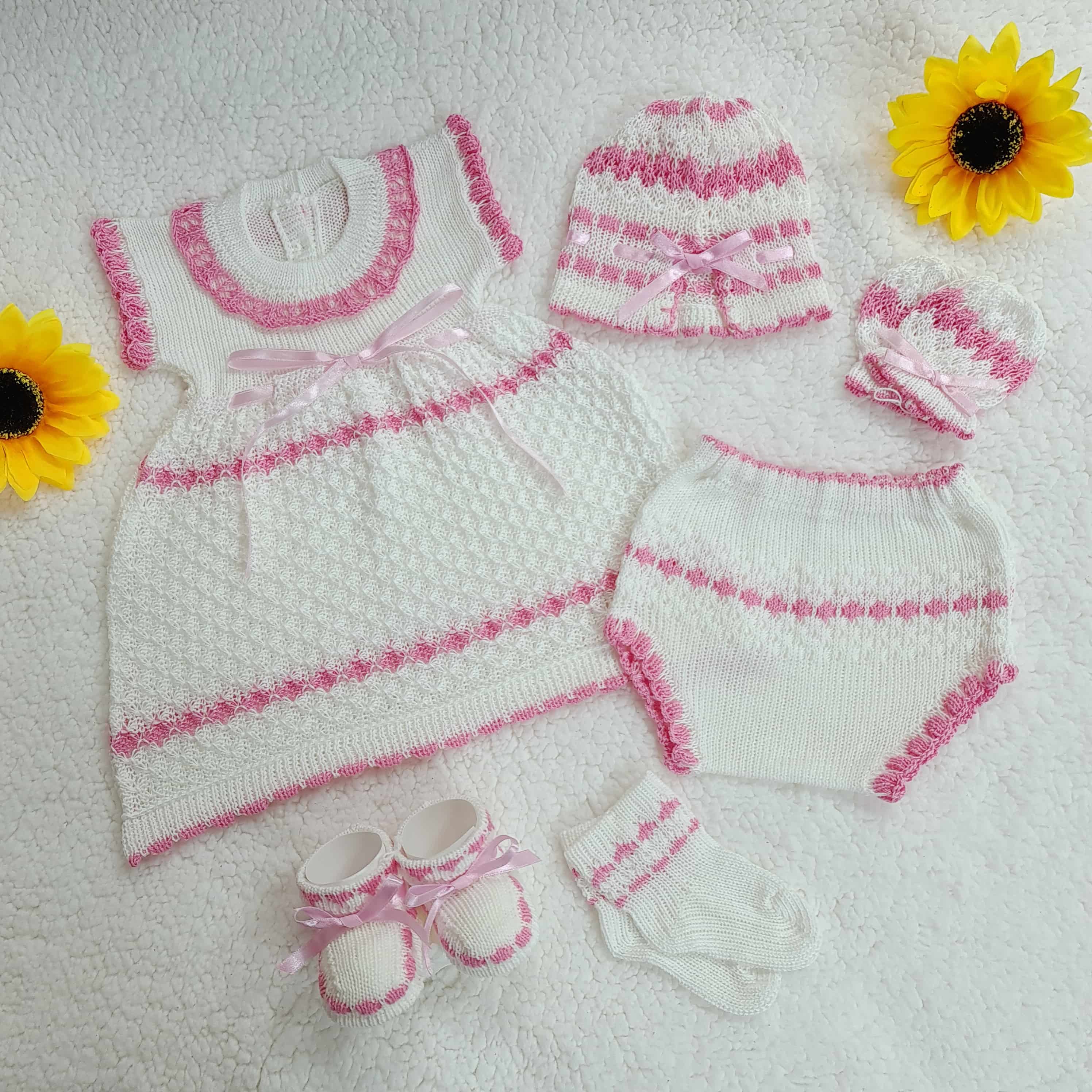 Traje Victoria Blanco/Rosado