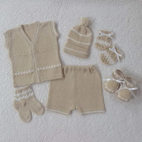 Camisa Beige Blanco