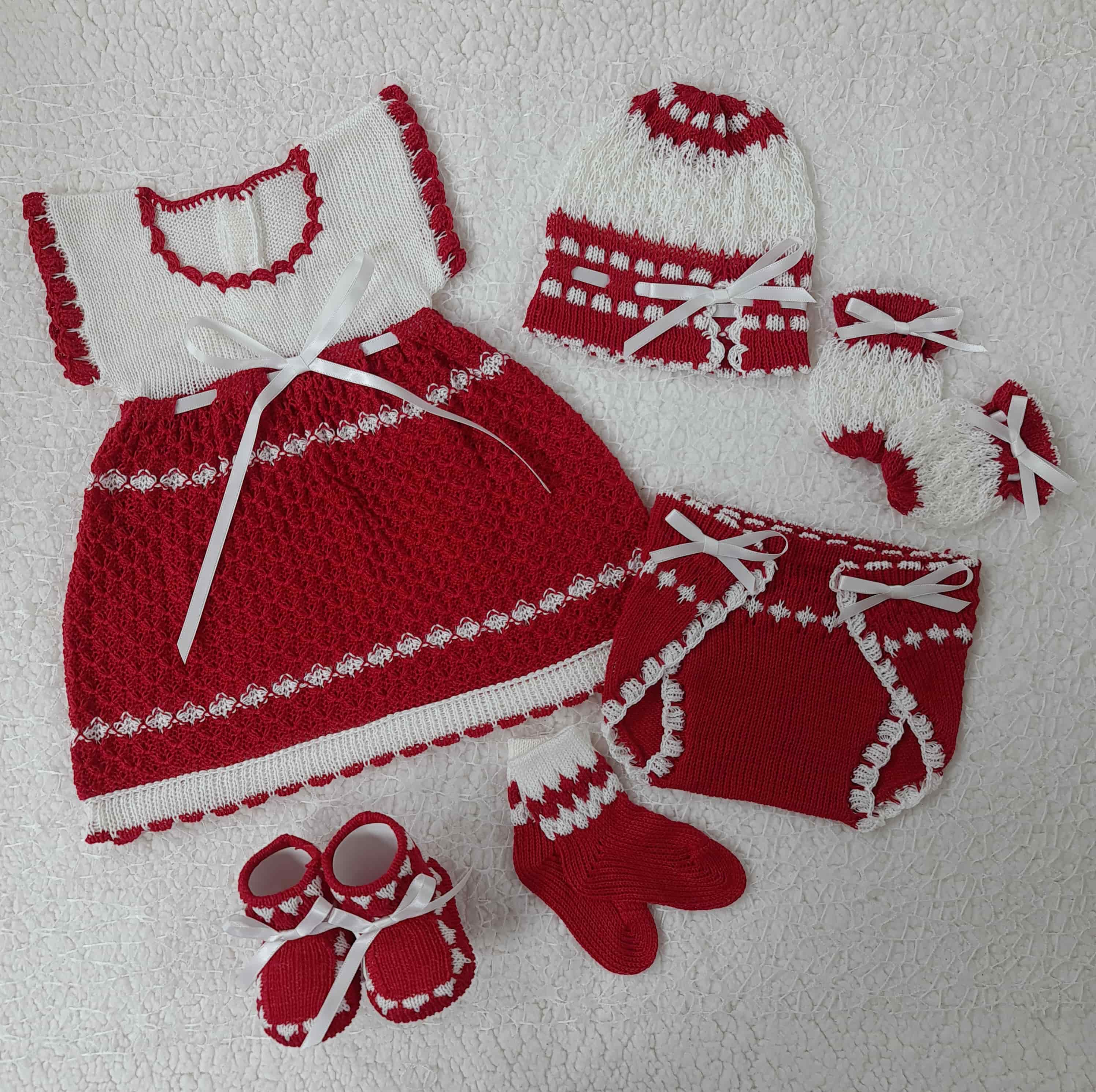 Traje Rojo/Blanco