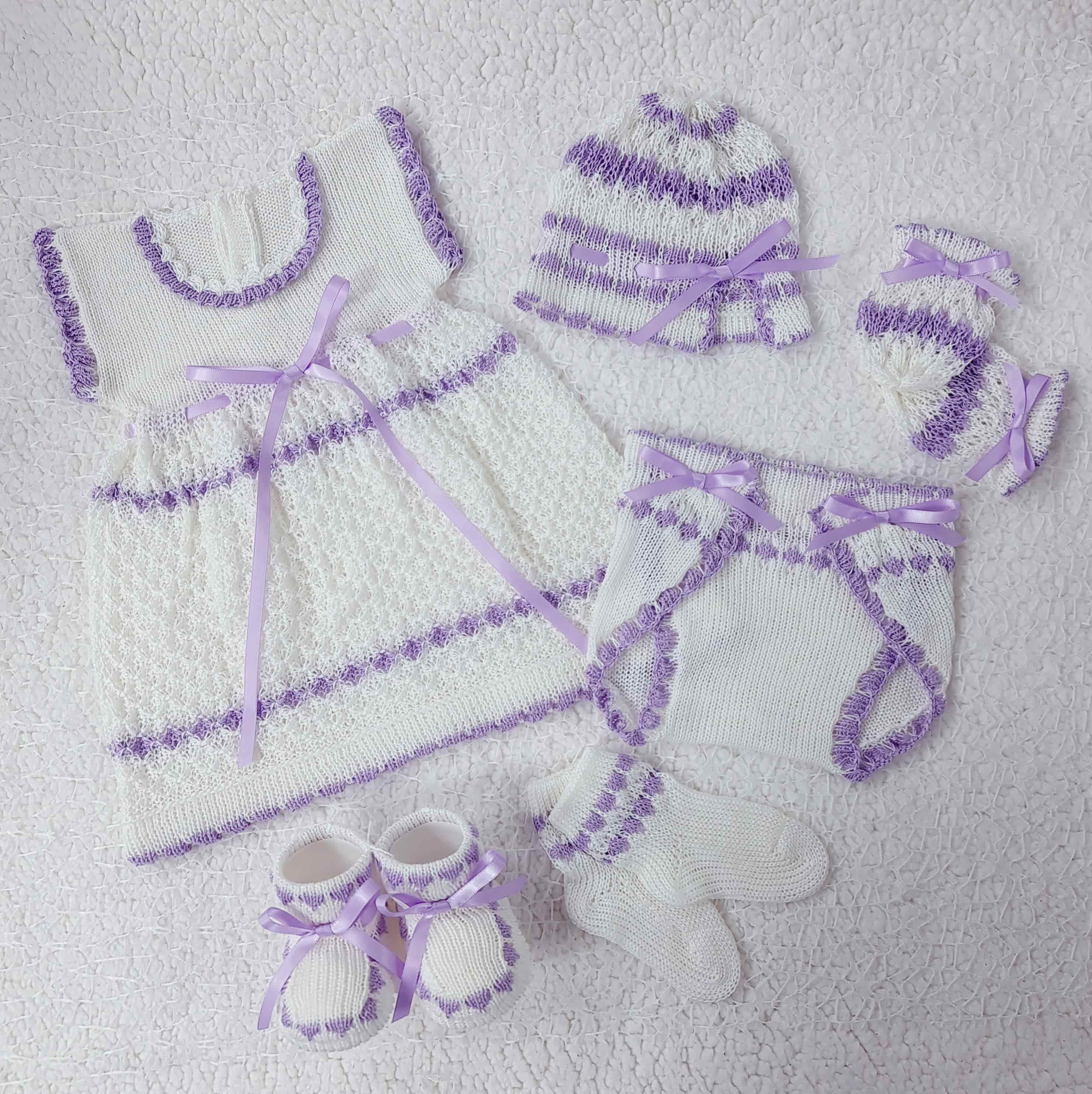 Traje Lucia Blanco/Lila