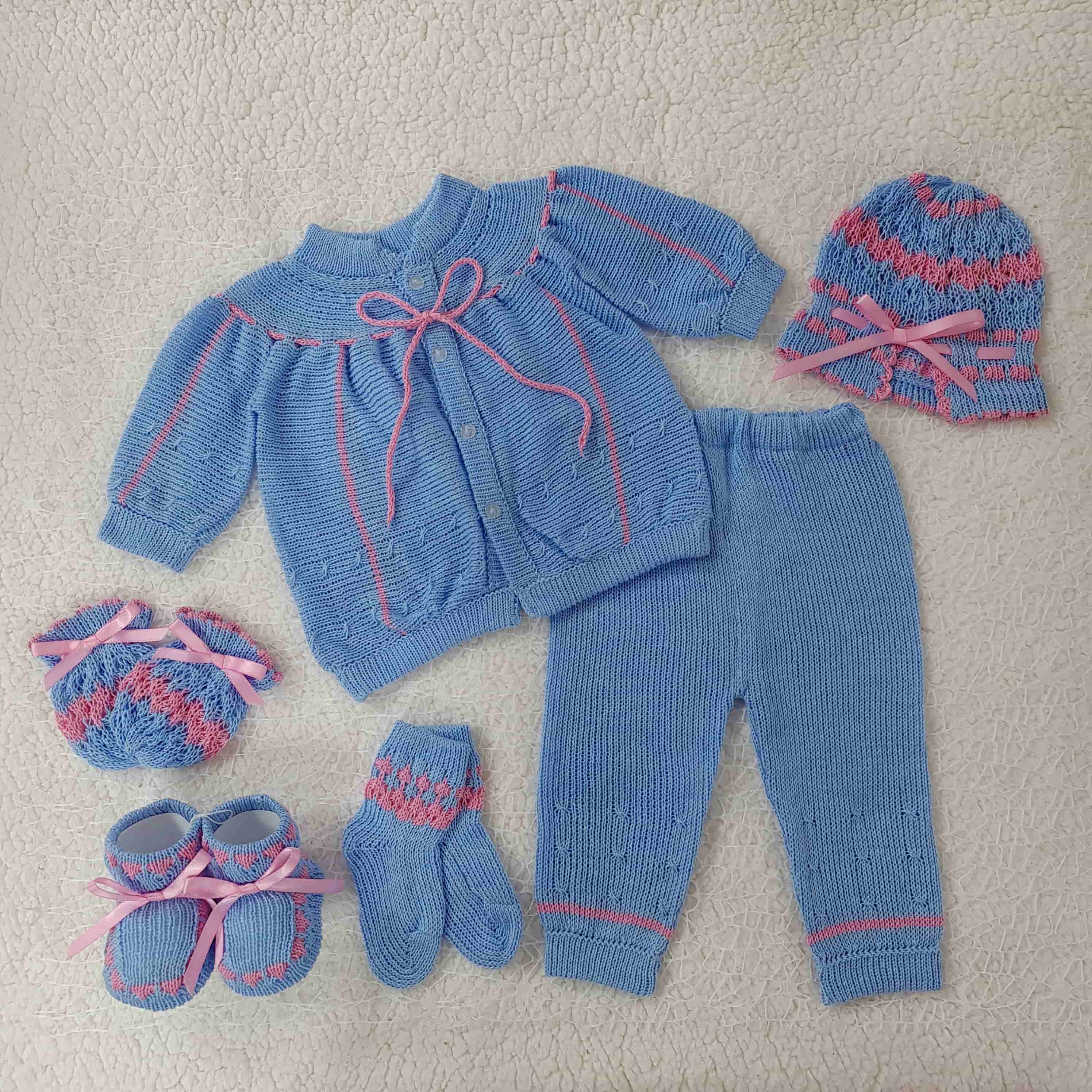 Camisola Celeste/Rosado