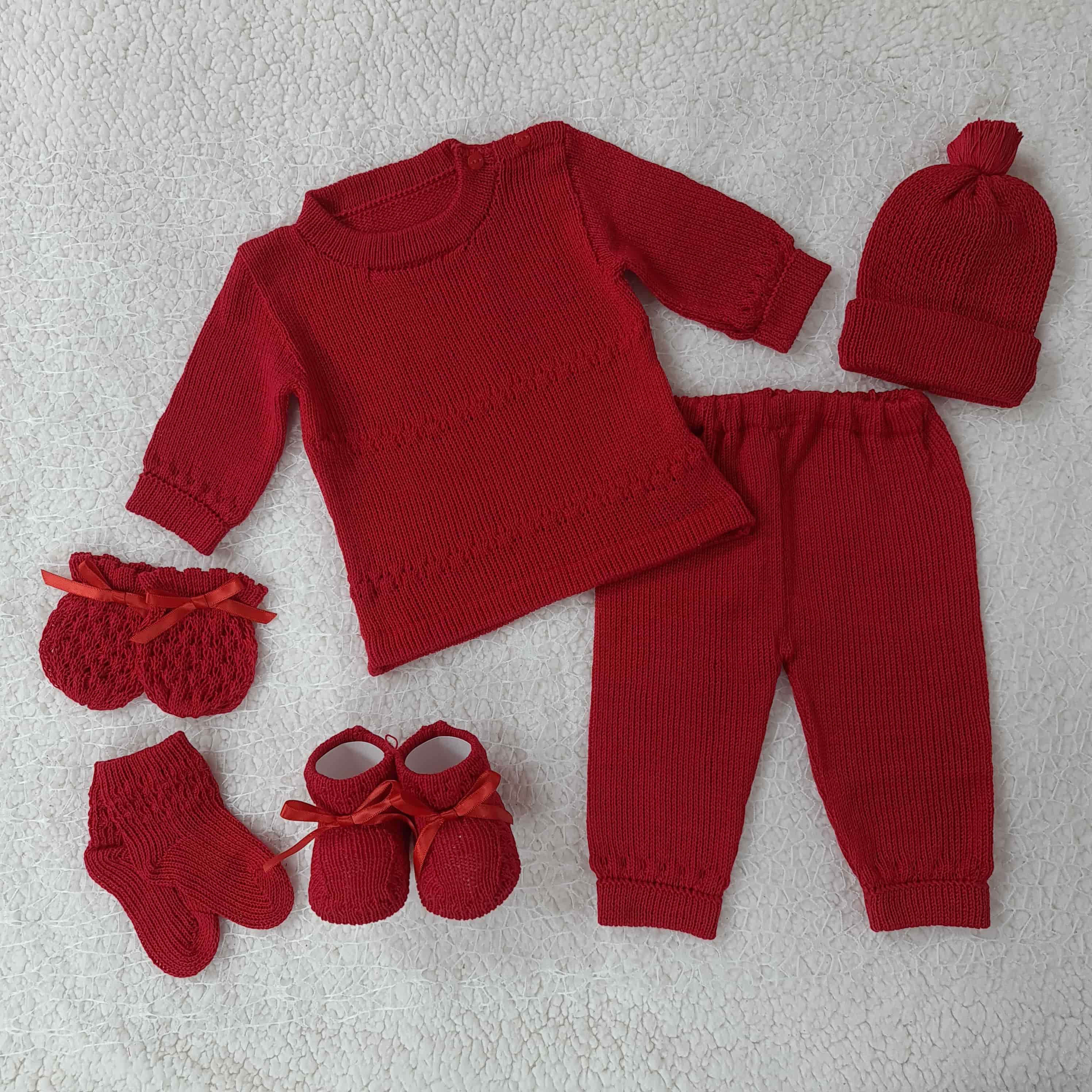 Conjunto Sweater Rojo