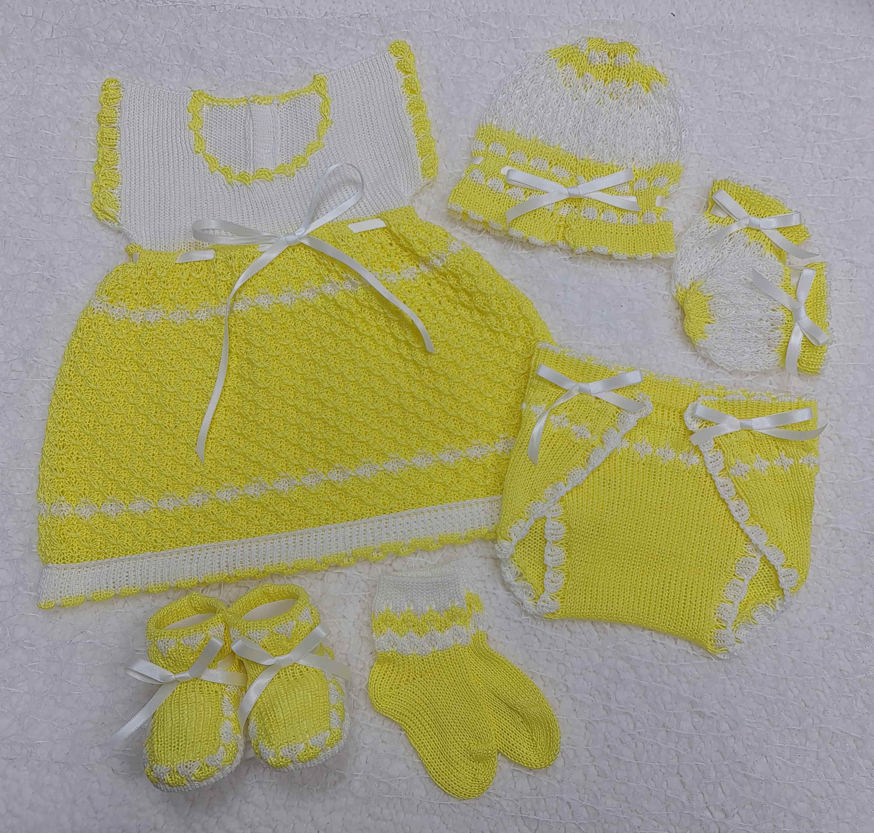 Traje Amarillo Limón/Blanco