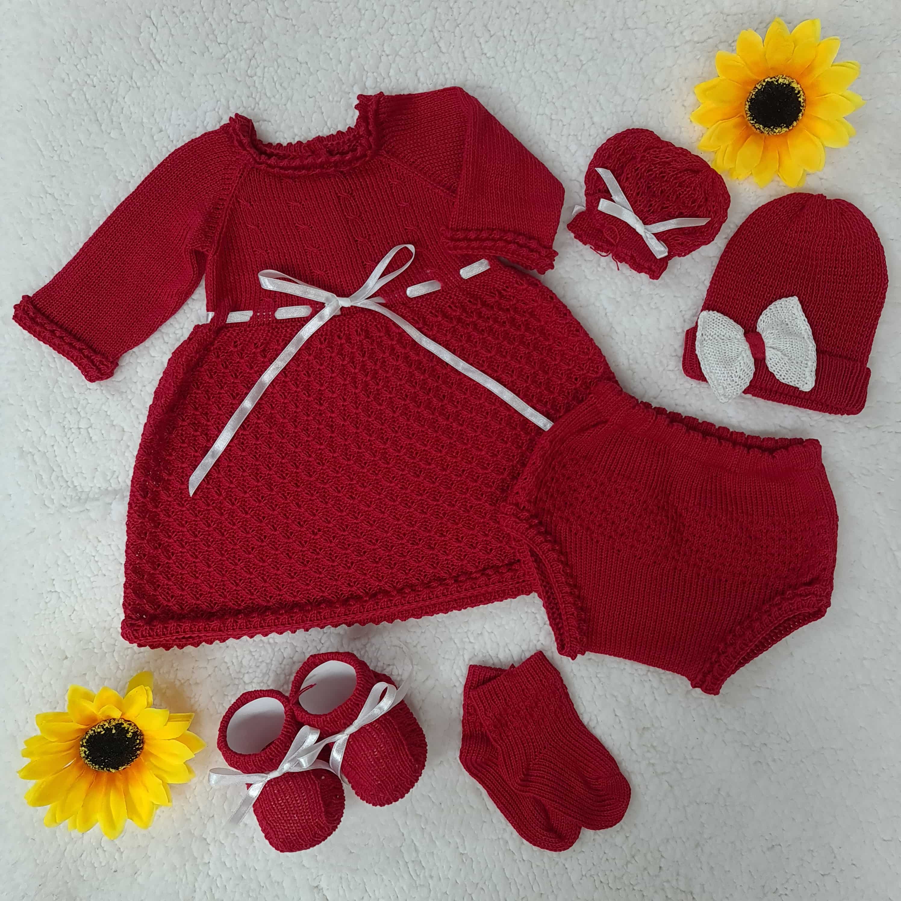 Traje Emperatriz R Rojo Cinta Blanca