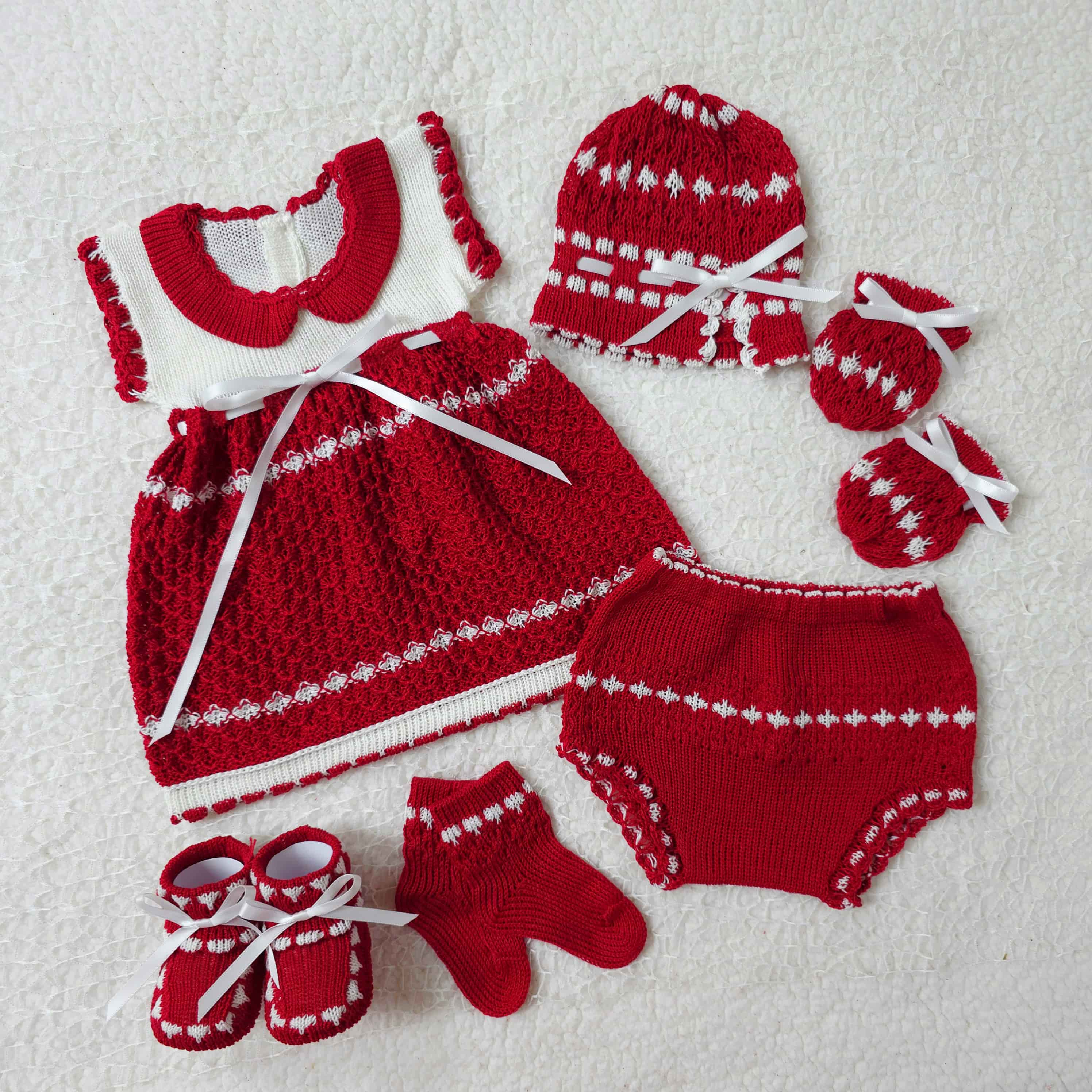 Traje Rojo/Blanco