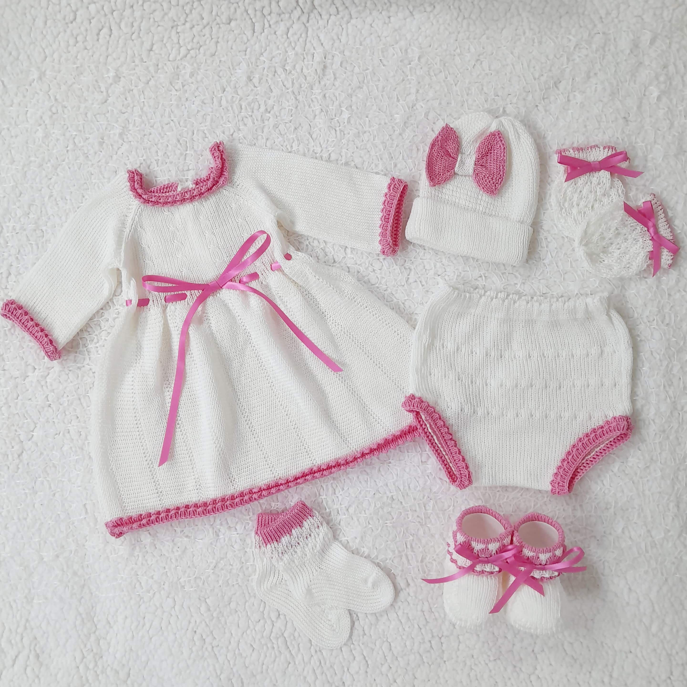 Traje Emperatriz Blanco/Rosado
