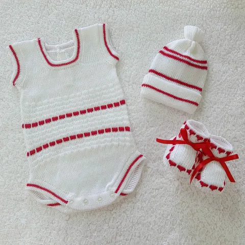 Body Blanco/Rojo