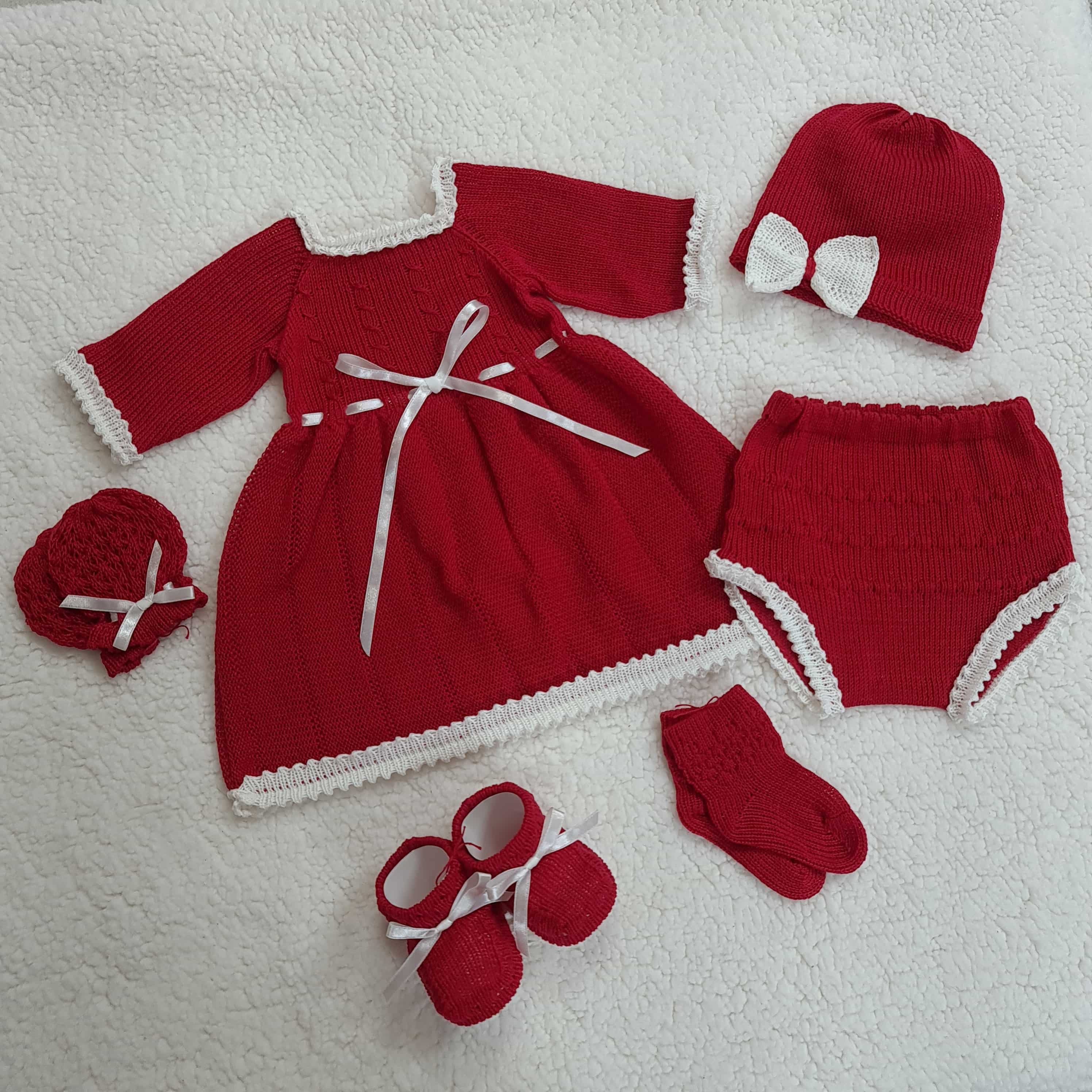 Traje Emperatriz Rojo/Blanco