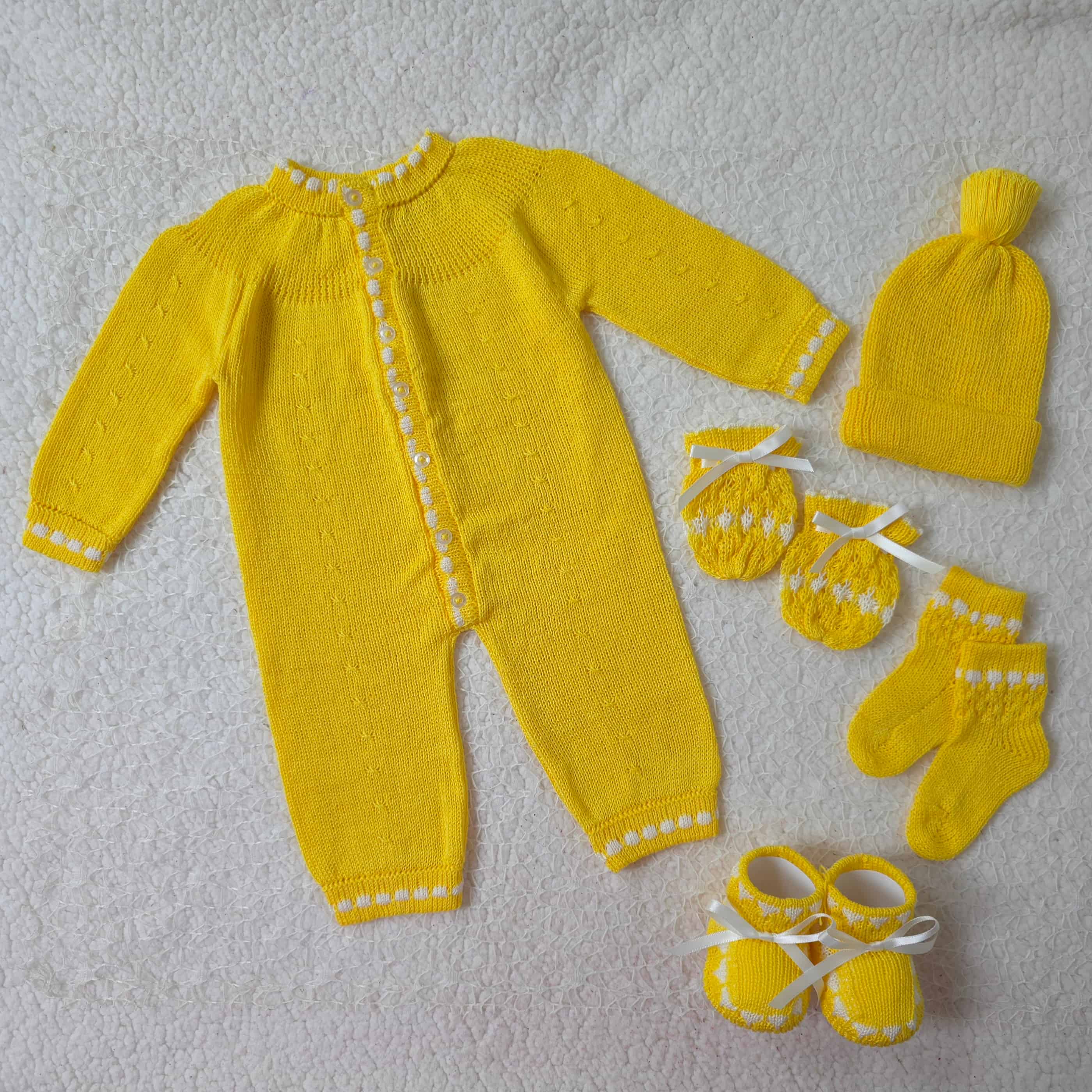 Mameluco Amarillo/Blanco
